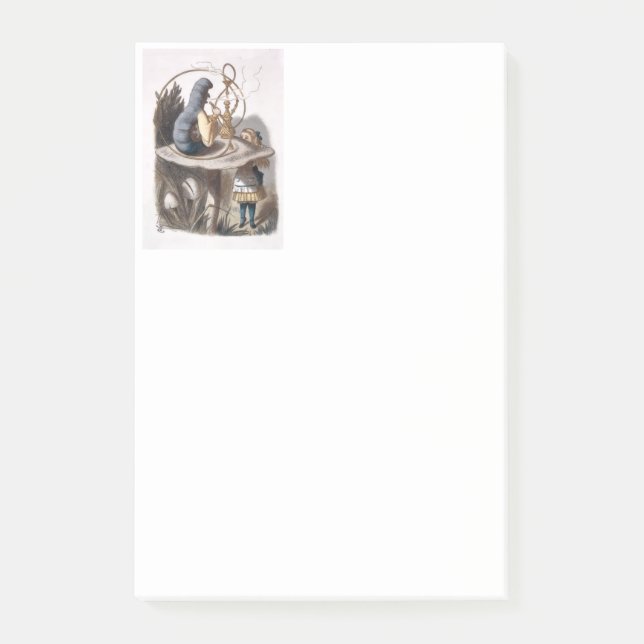 ALICE and Caterpillar - Adventures in Wonderland Post-it Notes (Front)