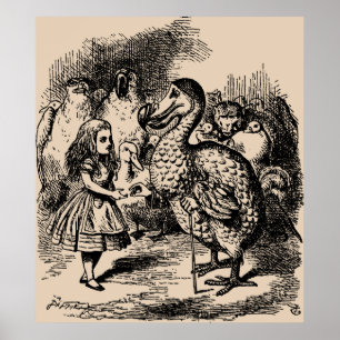 Alice and Dodo Birds Poster
