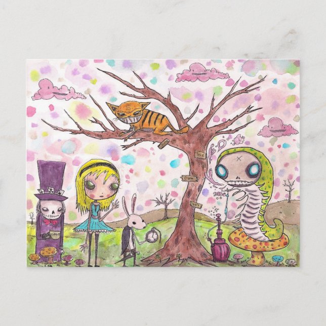 Alice and Friends Postcard (Front)