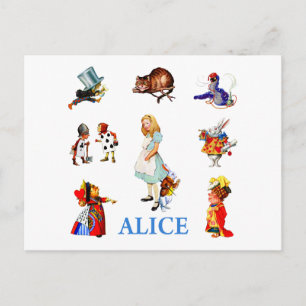 ALICE AND FRIENDS POSTCARD