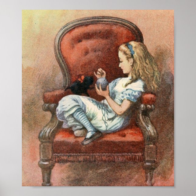 Alice and her Kitten Poster (Front)