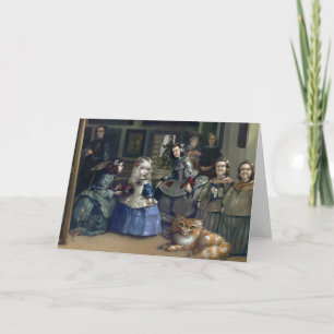 "Alice and Las Meninas" Greeting Card
