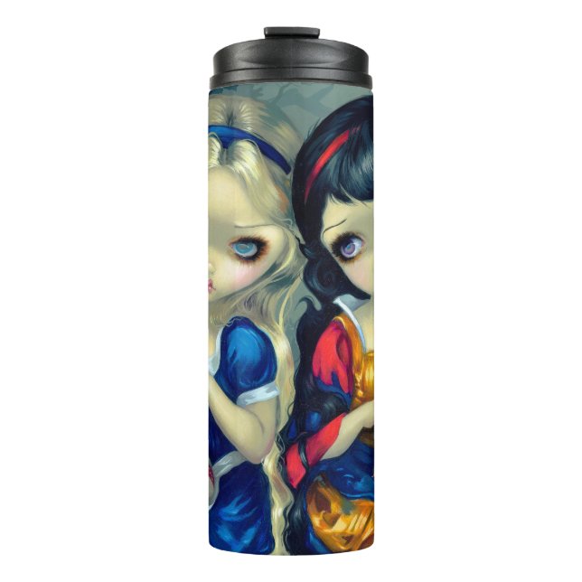 "Alice and Snow White" Thermal Tumbler (Front)