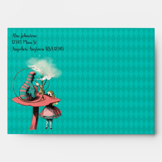 Alice and the Caterpillar Envelope (Front)