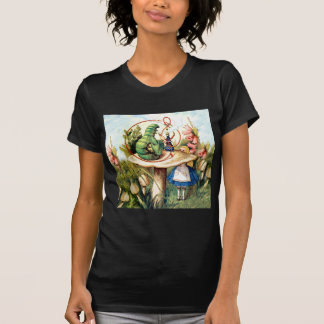Alice and the Caterpillar in Wonderland T-Shirt