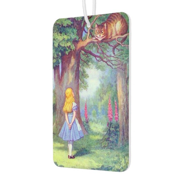 Alice and the Cheshire Cat Car Air Freshener (Left)