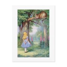 Alice and the Cheshire Cat, illustration
