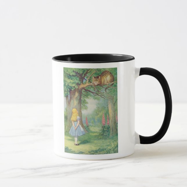 Alice and the Cheshire Cat Mug (Right)