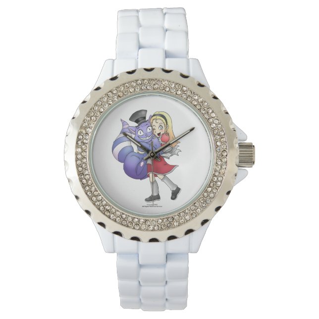 Alice and the Cheshire Cat watch (Front)
