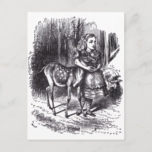 Alice and the Fawn Postcard