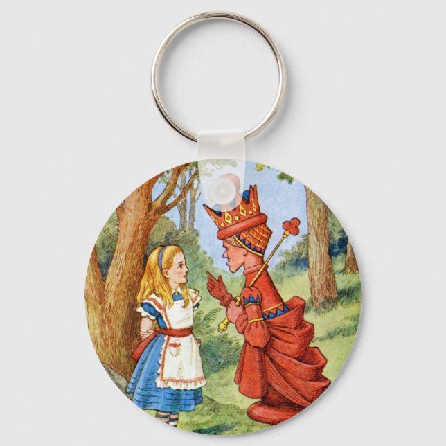 ALICE AND THE RED QUEEN KEY RING (Front)