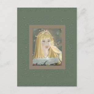 Alice and the Rosebush Fairy, postcard