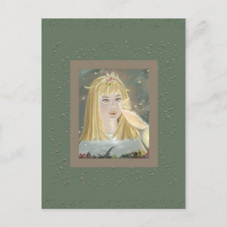 Alice and the Rosebush Fairy, postcard