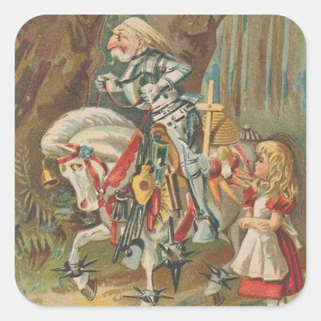 Alice and the White Knight Sticker (Front)