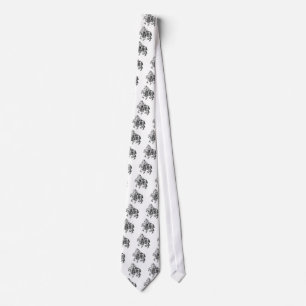 Alice and the White Knight Tie