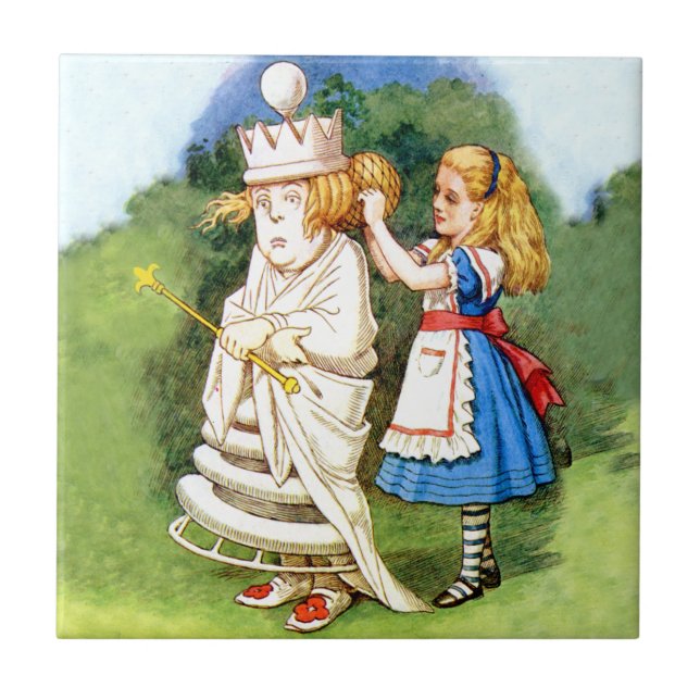 Alice and the White Queen Tile (Front)