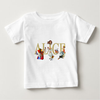 Alice and Wonderland and Friends Baby T-Shirt