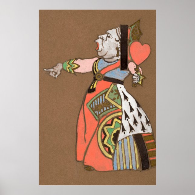 Alice and Wonderland Forest Character Painting-12 Poster (Front)