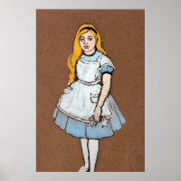 Alice and Wonderland Forest Character Painting-1