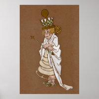 Alice and Wonderland Forest Character Painting-4