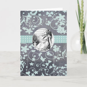 Alice and Wonderland Greeting Card