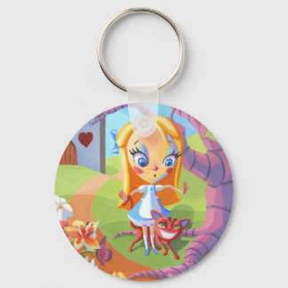 Alice and Wonderland Key Ring