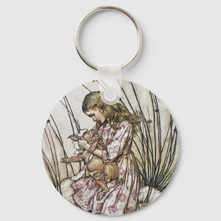 Alice and Wonderland - Pig & Pepper by Rackham Key Ring