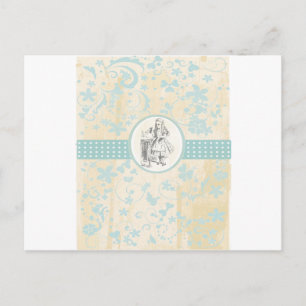 Alice and Wonderland Vintage Gifts Postcard