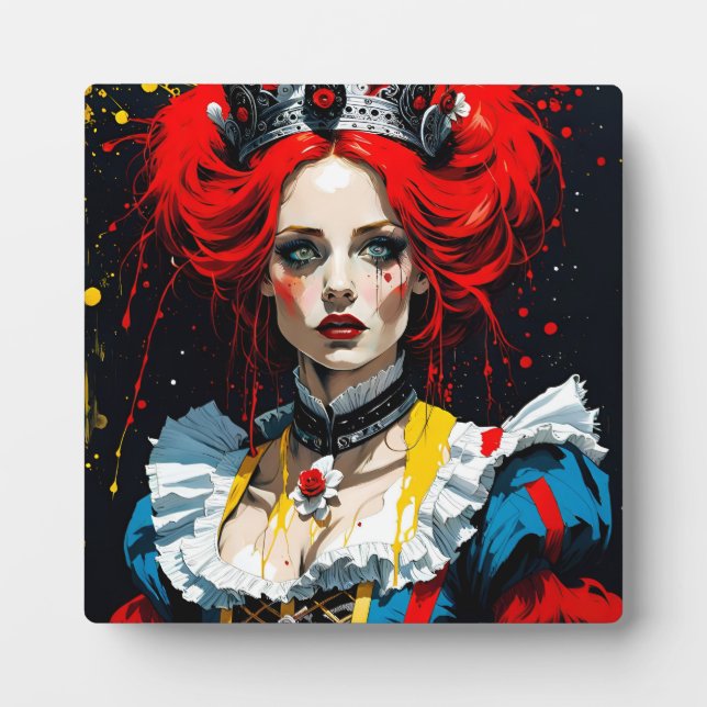 Alice as the Red Queen Plaque (Front)