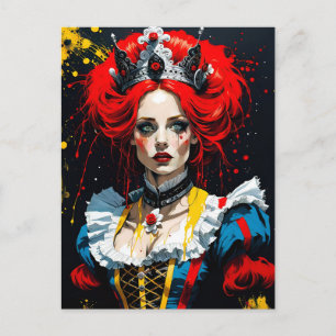 Alice as the Red Queen Postcard