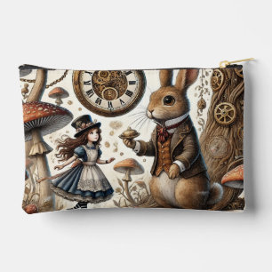 alice aventures in wonderland white rabbit accessory pouch