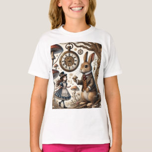 alice aventures in wonderland white rabbit T-Shirt