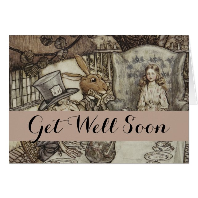 Alice Birthday Unbirthday Rabbit Hatter Party (Front Horizontal)