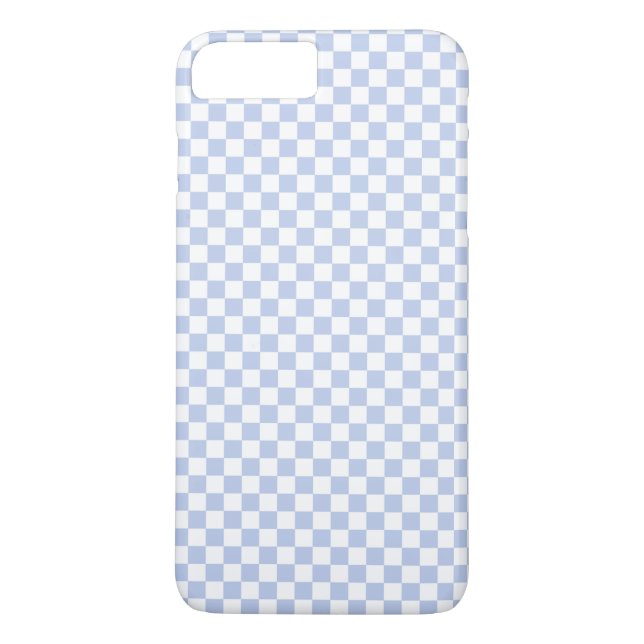 Alice Blue Micro Check in English Country Garden Case-Mate iPhone Case (Back)