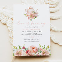 ALICE Blush Floral Bridal Tea Party Brunch Shower
