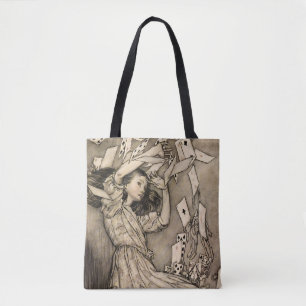 Alice & Cards Rackham Vintage Wonderland Tote Bag