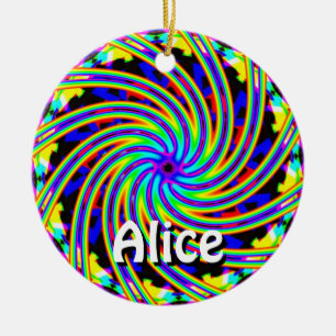 Alice (Change the Words) Ceramic Tree Decoration