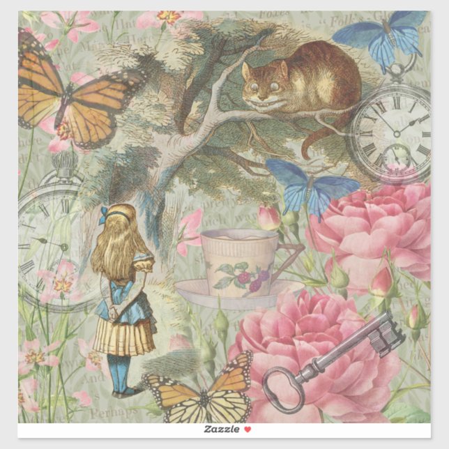 Alice Cheshire Cat Wonderland Tree Garden (Sheet)