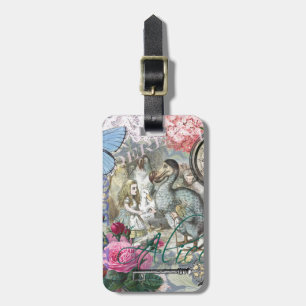 Alice Classic Wonderland Dodo Tenniel Art Luggage Tag