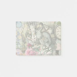 Alice Classic Wonderland Dodo Tenniel Art Post-it Notes