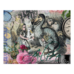 Alice Classic Wonderland Dodo Tenniel Art Poster