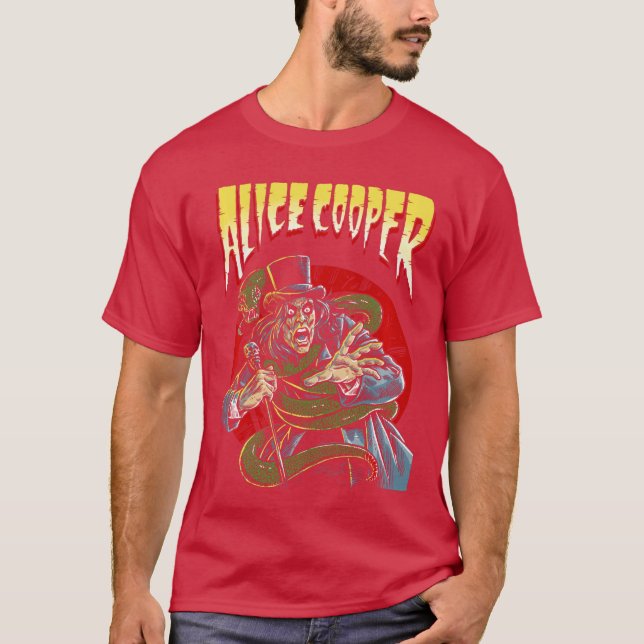Alice Cooper Comic Book friend T-Shirt (Front)