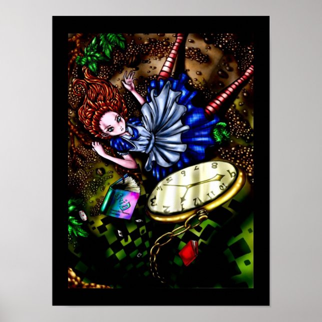 Alice Down the Rabbit hole Poster (Front)