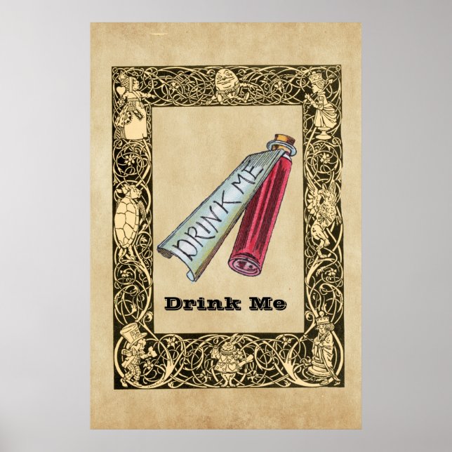 Alice - Drink Me  1865 Poster (Front)