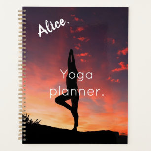 Alice. Elegant personalise Yoga Planner