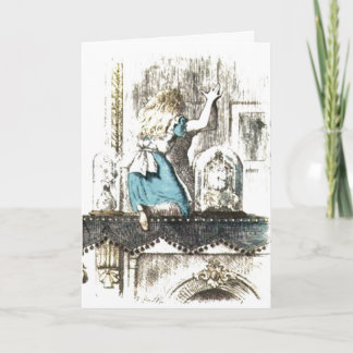 Alice Entering Wonderland Card