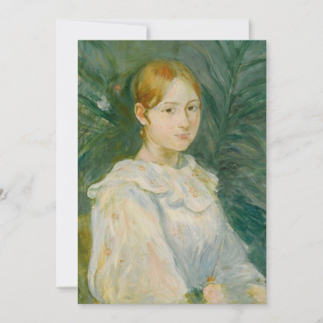 Alice Gamby en Buste | Berthe Morisot (Front)