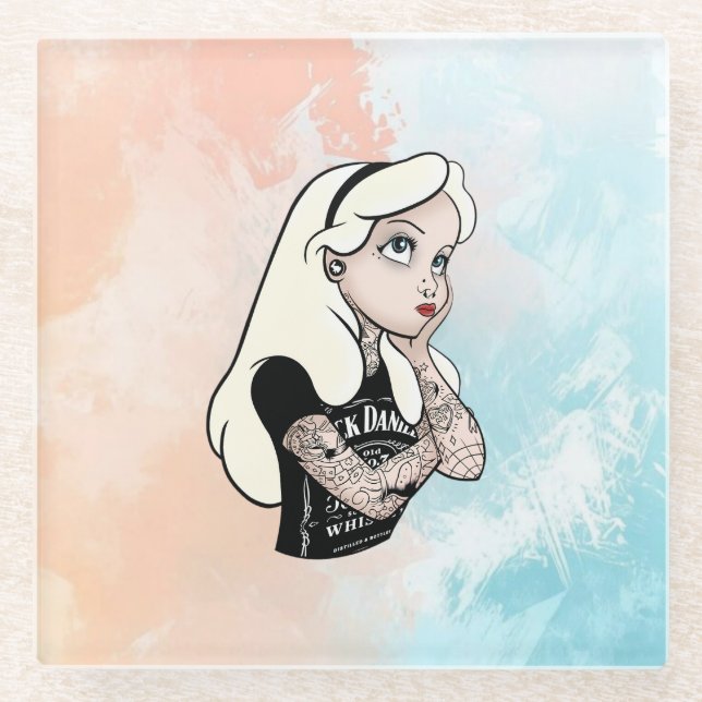 Alice Glass Coaster (Front)