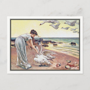 Alice Havers - The White Swans Postcard