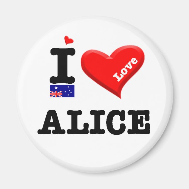 ALICE - I Love Magnet (Front)